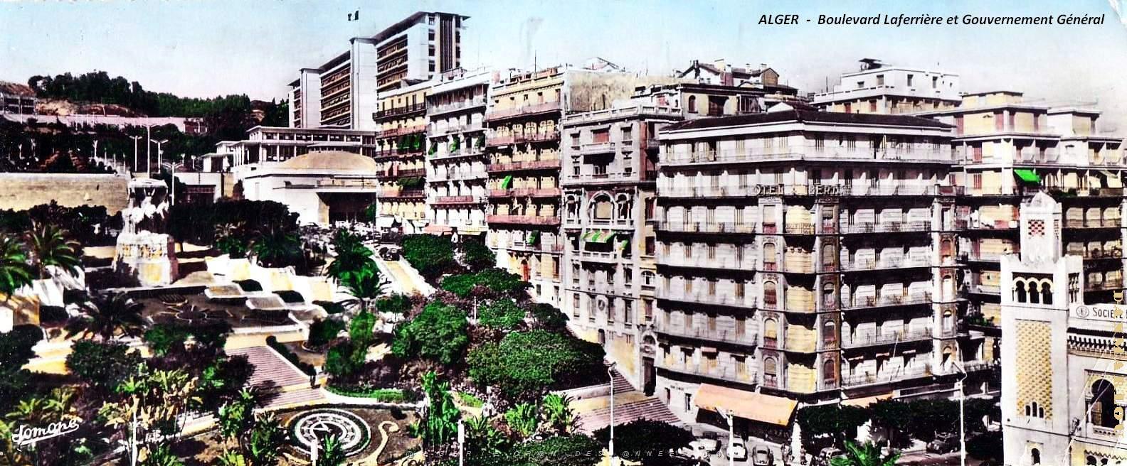 Alger - Boulevard Laferriere et Gouvernement General.jpg